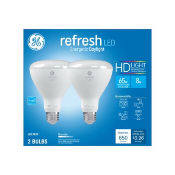 8W BR30 MB Bulb - Pack of 2