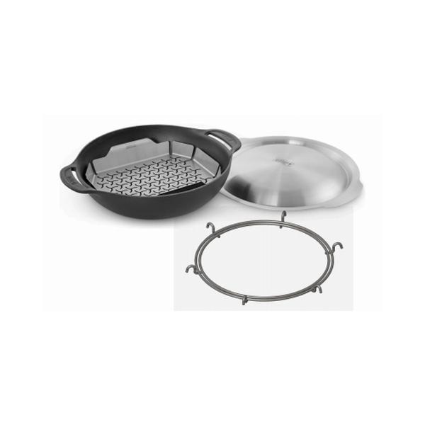 Picture of Weber-Stephen Products 117518 7.80 in. Weber Crafted Wok & Steamer