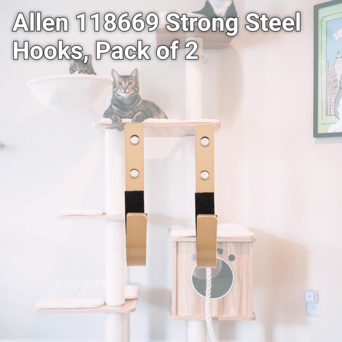 Picture of Allen 118669 Strong Steel Hooks, Pack of 2