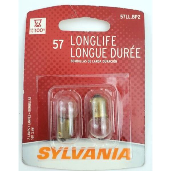 Picture of Osram Sylvania 118251 Long Life Miniature Bulb, Case of 6 - Pack of 2