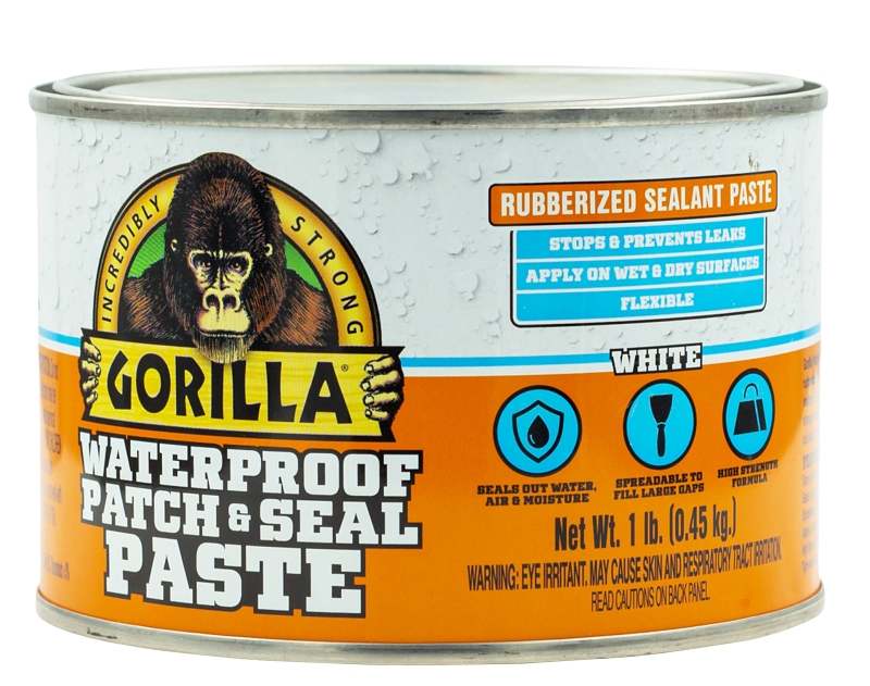 1 lb Patch & Seal Rubberized Sealant Paste - White , 6PK