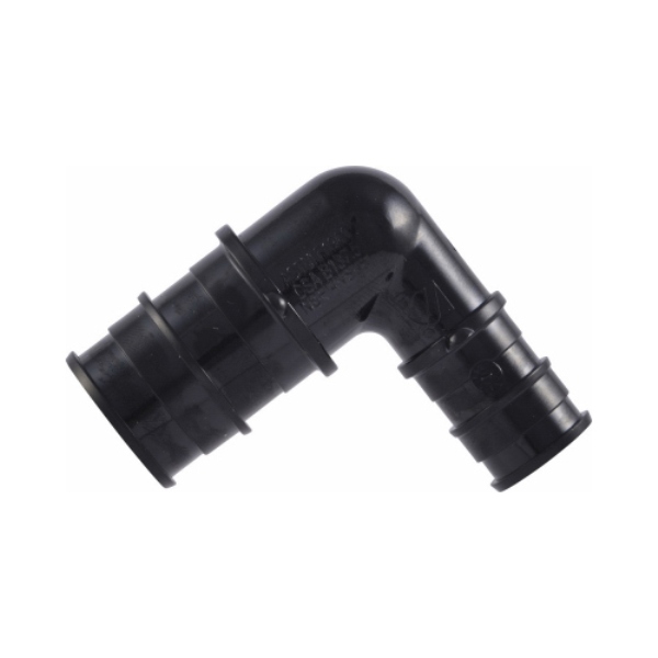 3/4''x1/2'' 90 Deg. Poly Reducing PEX-A Elbow, 1/4 Bend,5PK