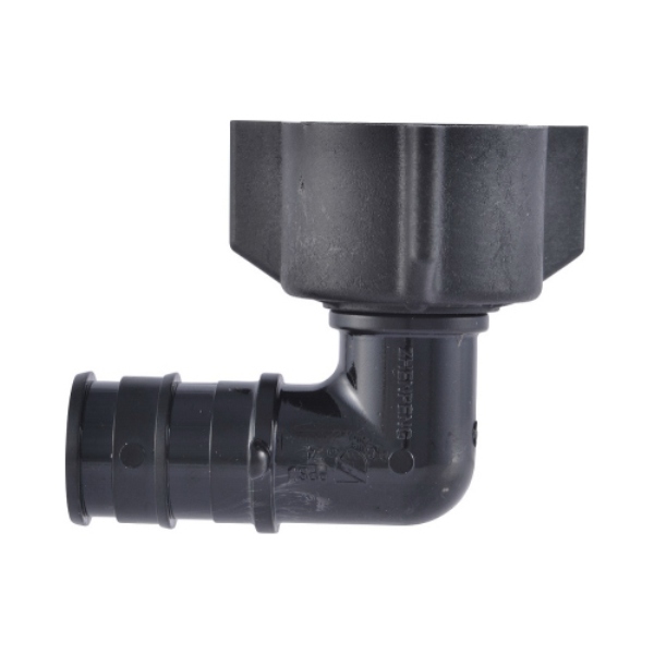 1/2'' 90 Deg. Poly PEX-A Swivel Elbow, 1/4 Bend,5PK