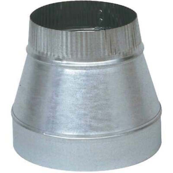118728 4-3 in. 24 Gauge Galvanized Stove Pipe Reducer, Pack of 10