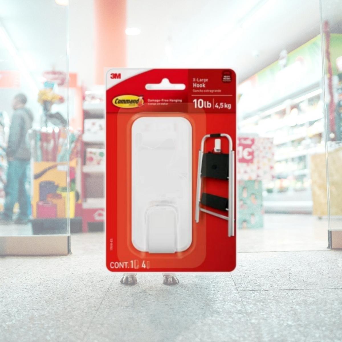 Picture of 3M 118811 10 lbs Extra Large White Hook, Case of 4