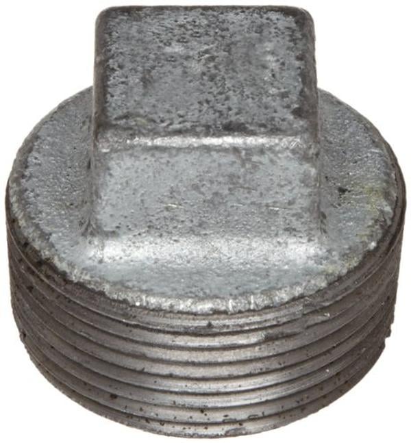 3 in. Galvanized Square Plug