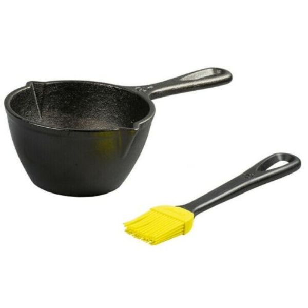 Picture of Lodge Manufacturing 176758 Cast Iron Melting Pot & Silicone Brush, Case of 3