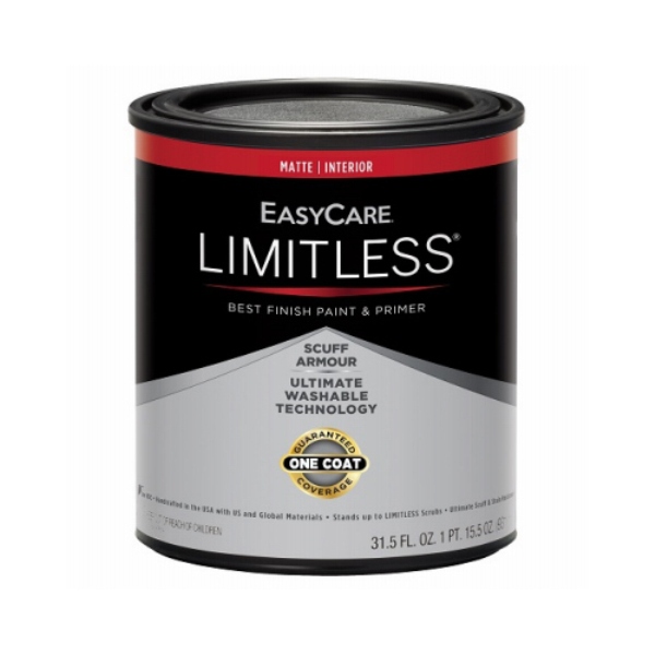 1 qt. EasyCare Limitless Interior Matte Paint & Primer, Pastel Base