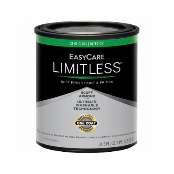True Value  1 qt. EasyCare Limitless Interior Semi-Gloss Paint & Primer  White