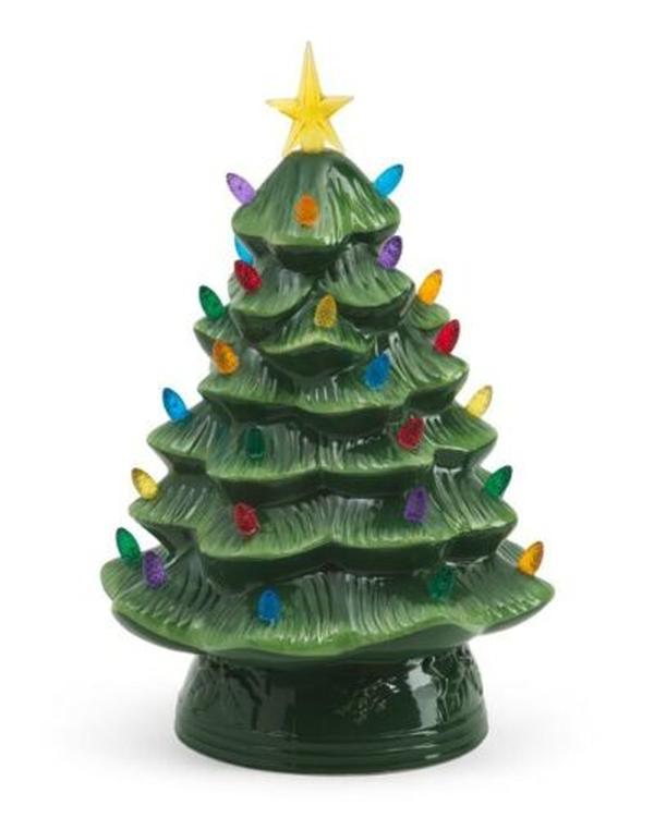 12 in. Nostalgic Tree  Green