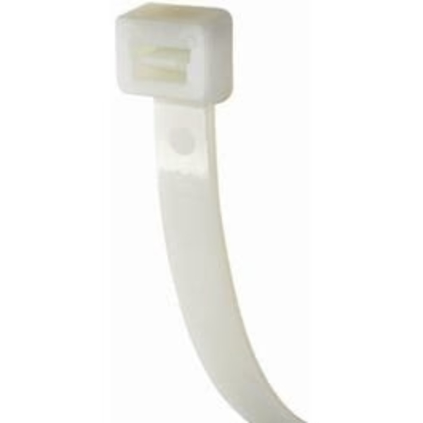 24 in. TG10PK Cable Tie - White- 10 per Pack