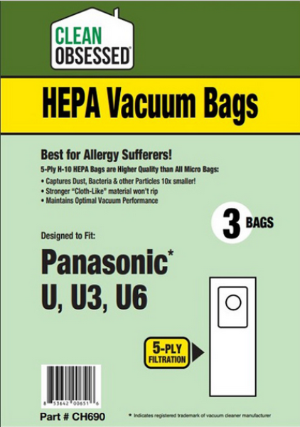 Picture of Supplies On Demand 120176 Electro Vacuum Bag - 9 Count 