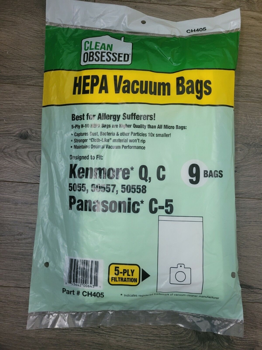 Picture of Supplies On Demand 120180 Type QC Vacuum Bag - 9 Count 