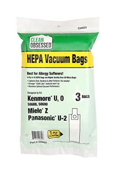 120181 Type UO Vacuum Bag - 3 Count