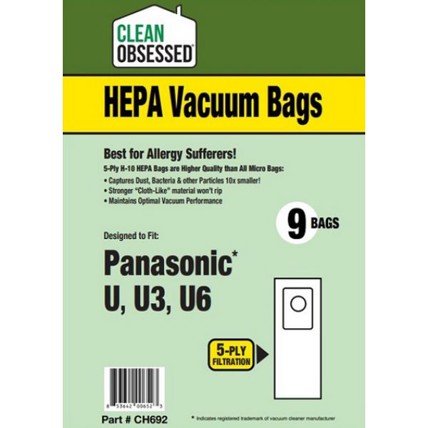 120184 Type U Vacuum Bag