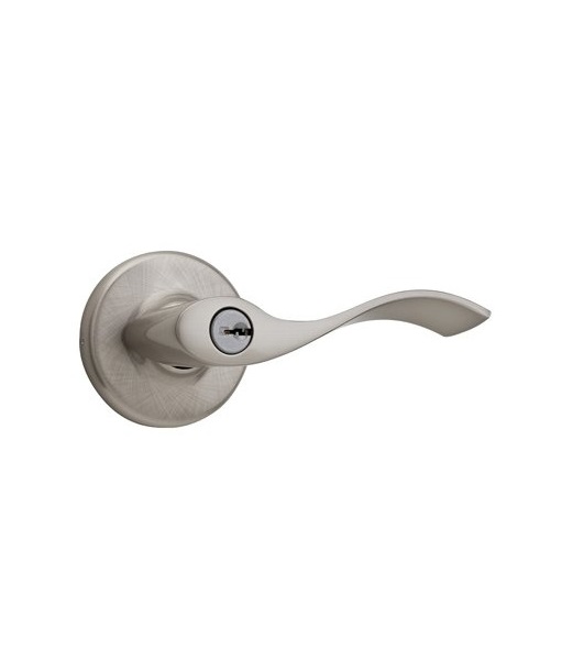 Picture of Kwikset 220327 Satin Nickel Balboa Keyed Entry Lever