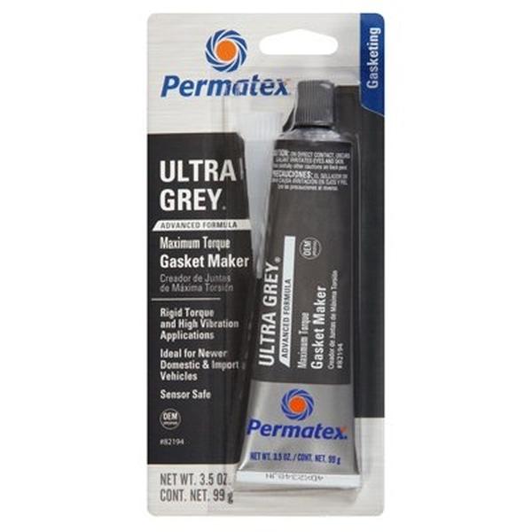 Picture of ITW 203427 3.5 oz Ultra Gray Rigid High Torque RTV Silicone Gasket Maker - Pack of 12