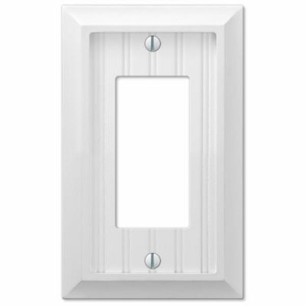 Picture of Amertac-Westek 101599 Wood Rocker Wall Plate, White