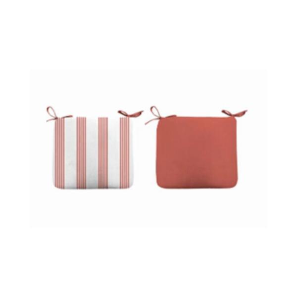 Red Stripe Seat Pad, Pack of 6