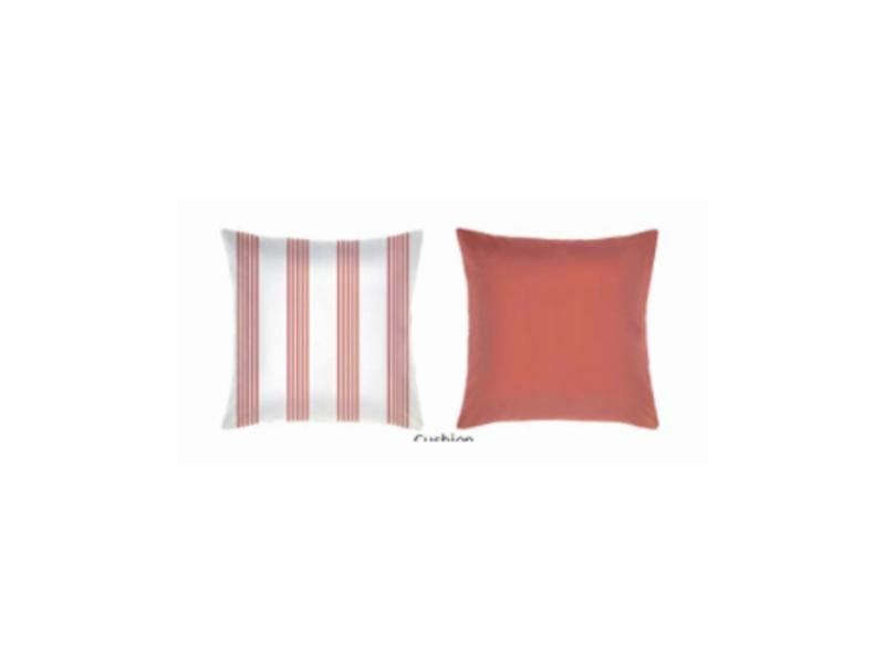 Picture of J&J Global 120765 Stripe Toss Pillow&#44; Red - Pack of 12