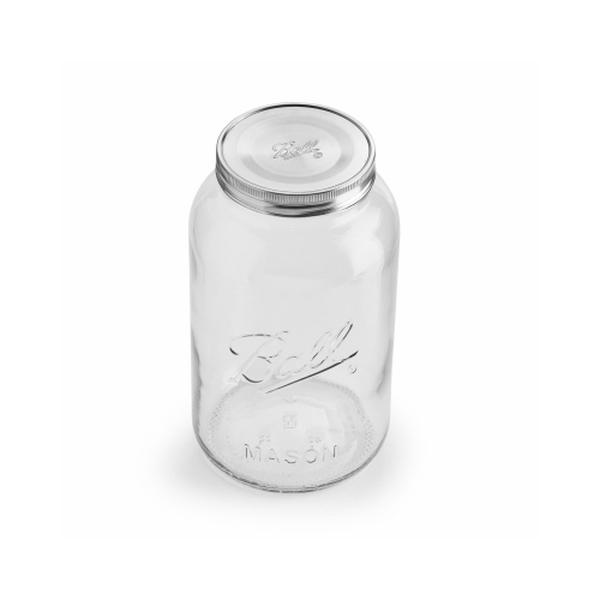 Picture of ell Brands Distribution 123678 Ball Decorative Jar with Stainless Steel Lid 