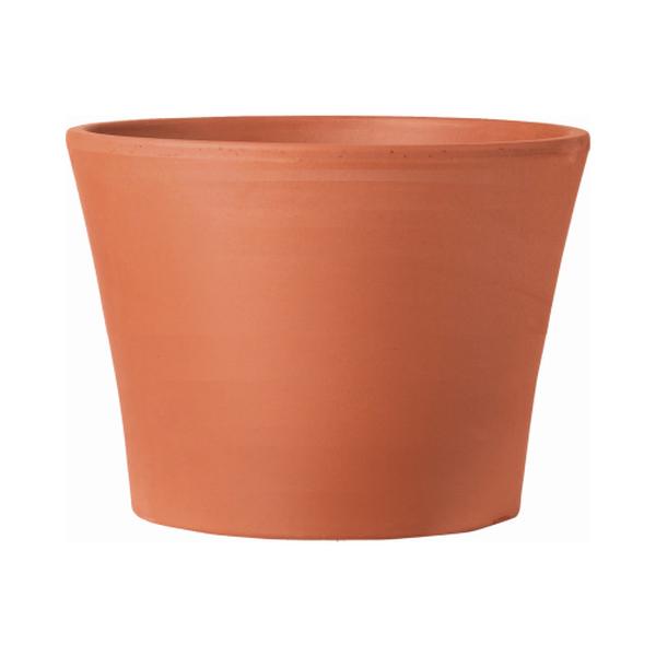 4.4 x 3.3 in. Terracotta Round Half-Cone Planter, Red