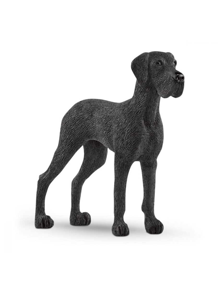 Picture of Schleich North America 126007 Farm World Great Dane Toy Figure&#44; Black - Pack of 5