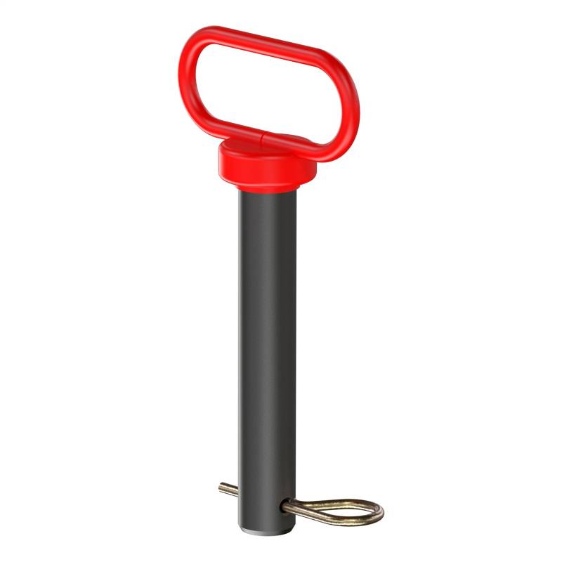 Clevis Pin with Handle and Clip, 1 in Dia Pin, 2, 2-1/2 in OAL, Steel, Powder-Coated