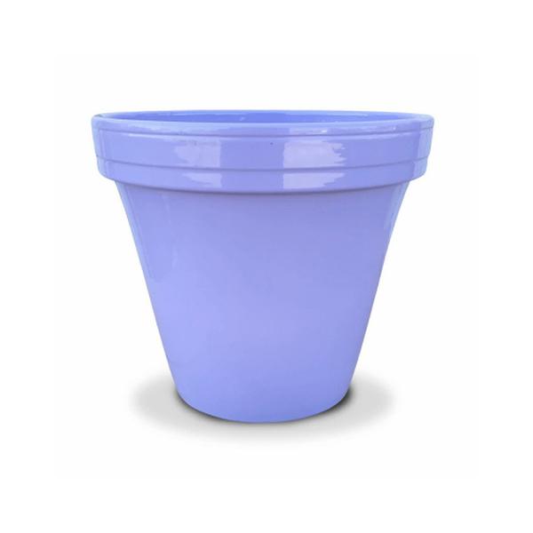 111599 8.5 in. Ceramic Planter, Lilac