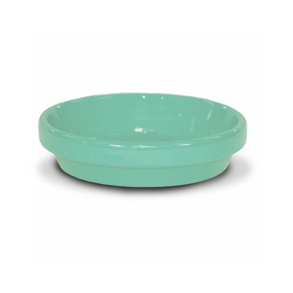 5.75 in. Ceramic Saucer, Sage Green