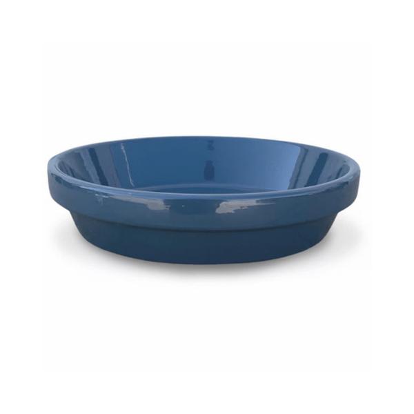 5.75 in. Ceramic Saucer, Slate Blue - Pack of 10