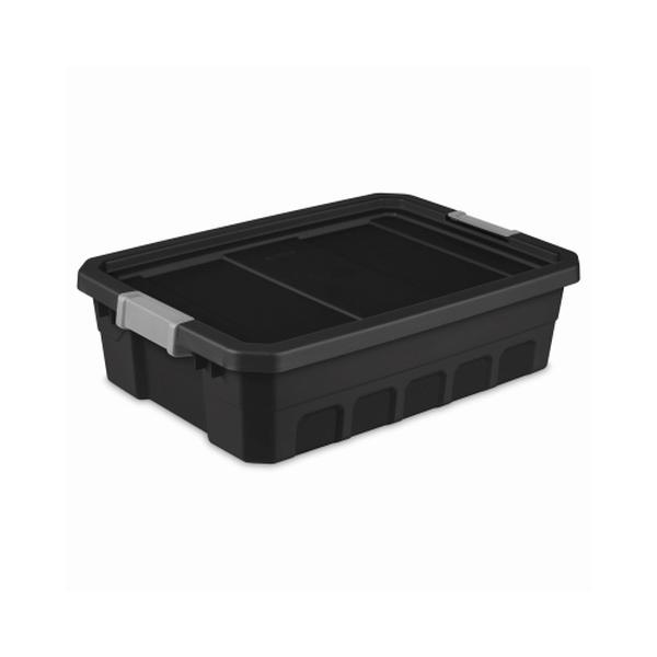 Modular Stacker Box - Black Opaque - 10 Gallon - Durable & Stackable