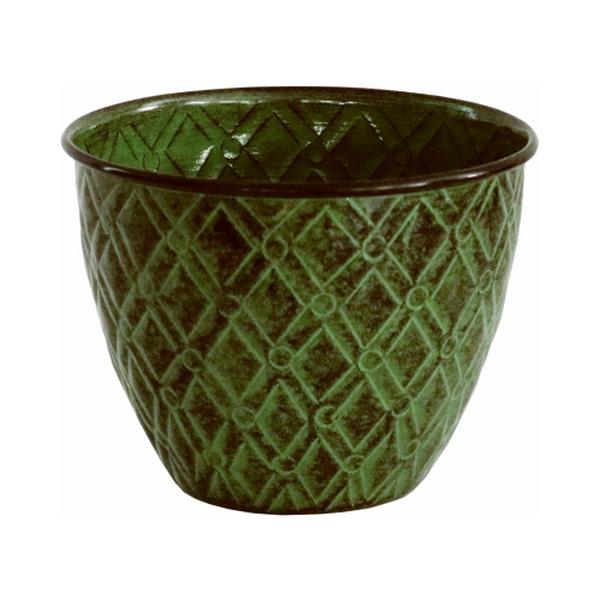5 in. Diamond Planter  Green