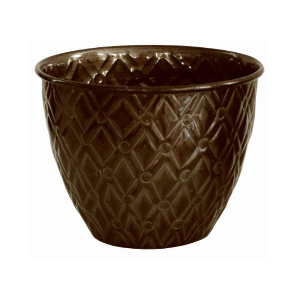 5 in. Diamond Planter  Black