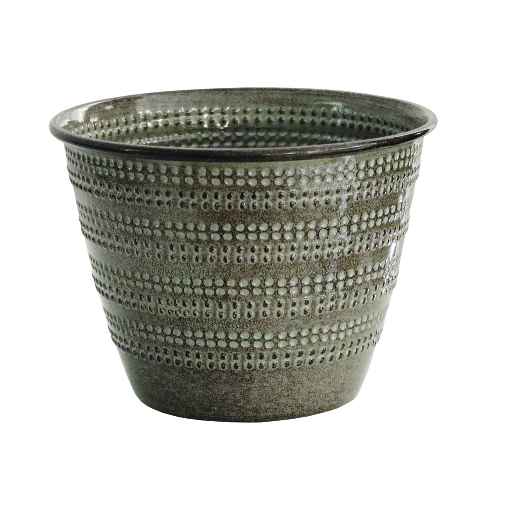 229105 6 in. Gray Cobblest Planter