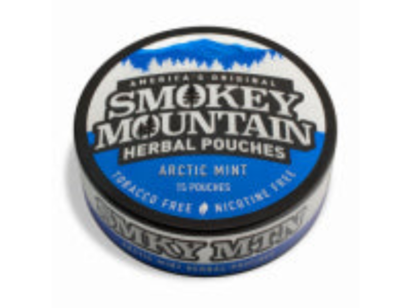 Picture of Smokey Mountain Chew 126701 Mint Caffeinated Pouch&#44; Blue
