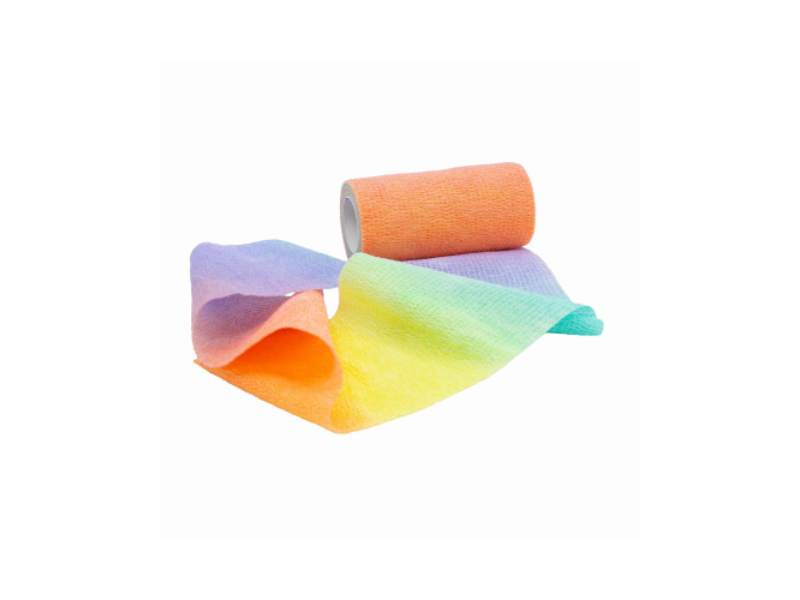 4 in. Cohesive Bandage, Rainbow