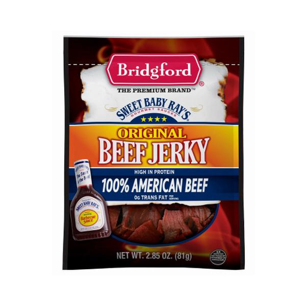 Picture of Bridgford Marketing 128450 2.85 oz Sweet Bay Rays Original Beef Jerky