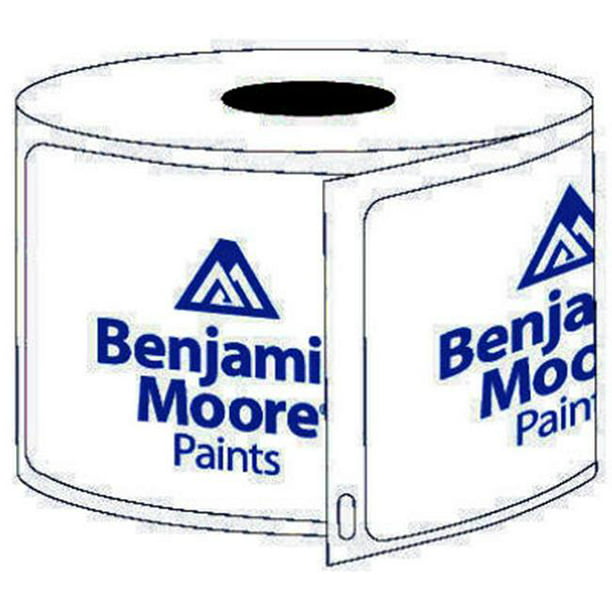 Centurion 128462 1.875 x 1.25 in. CS 2BM Thermal Paint Formula Label with the Benjamin Moore Logo, White - 400 Count -  Centurion Medical Products