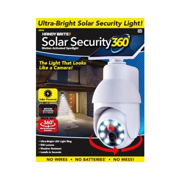 128472 Handy Brite Solar Security Spotlight