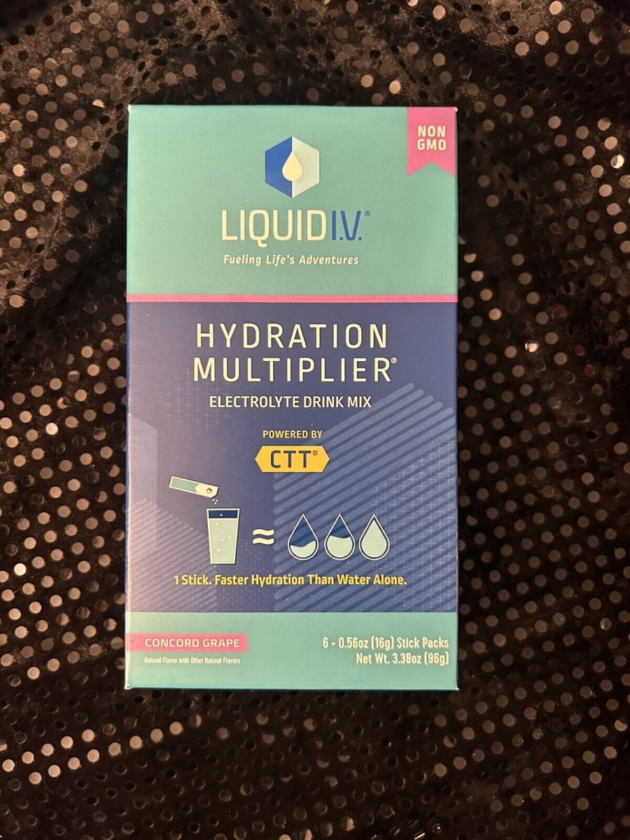 Picture of Midwest Distribution 129210 Icon Grape Liquid IV&#44; Case of 12 - 6 Count