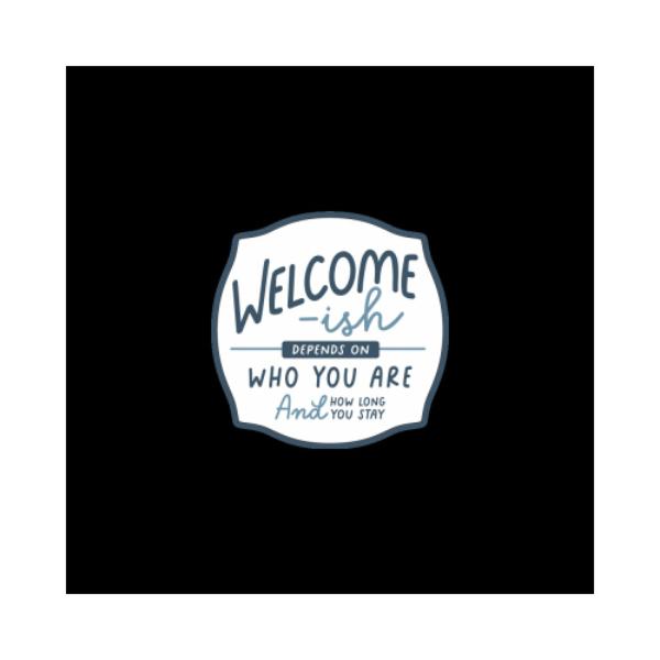 129590 12 x 12 in. Welcomeish Metal Sign, Pack of 4
