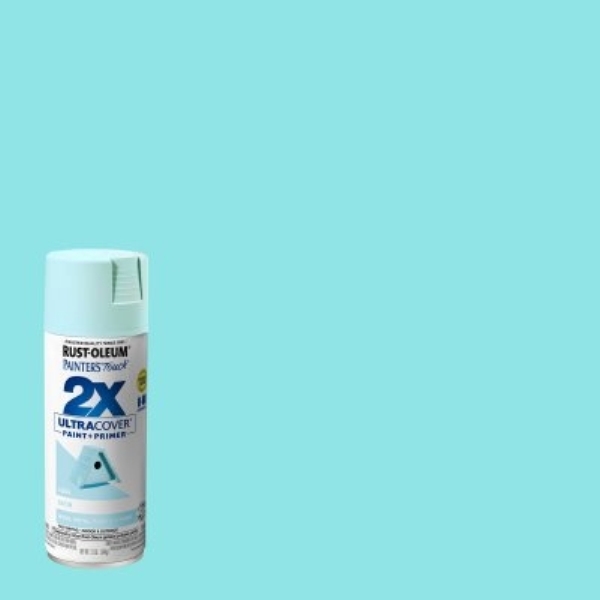 12 oz Painters Touch 2x Satin Aqua Spray Paint
