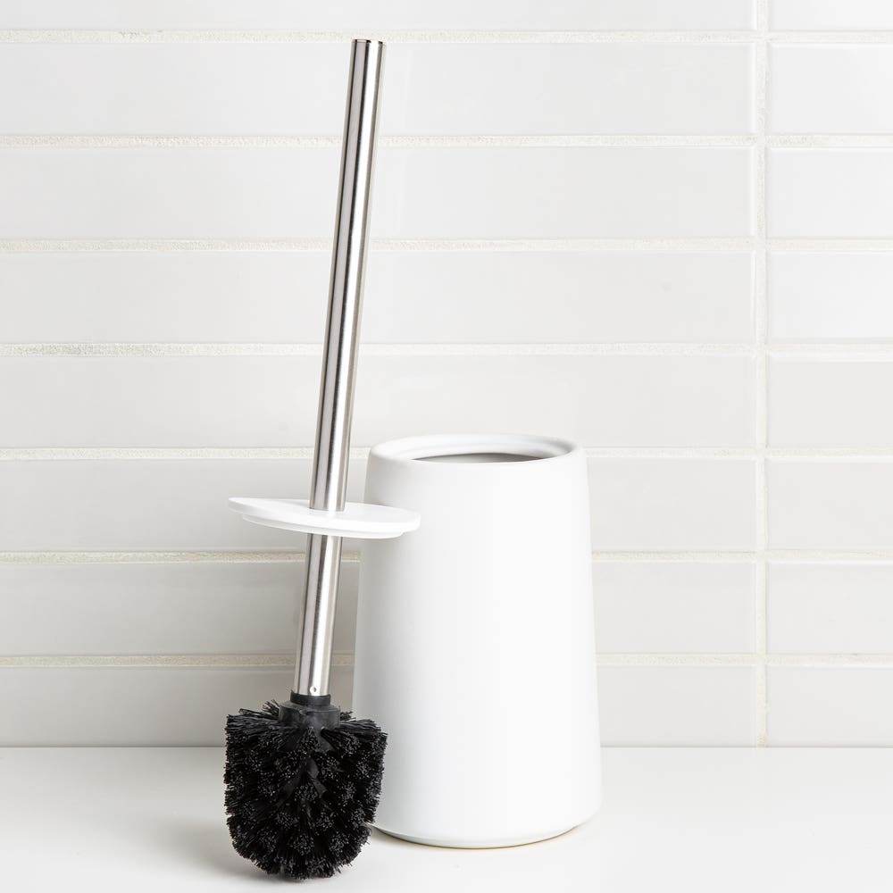 Bowl Brush, White - Pack of 2