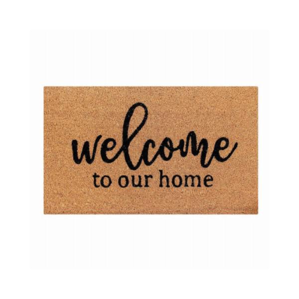 130048 18 x 30 in. Welcome to Our Home Coir Mat - Pack of 6