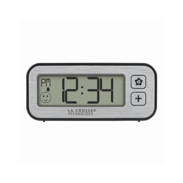 La Crosse Technology Mini Digital Clock w/ Comfort Meter & Indoor Humidity (513-148-TBP)