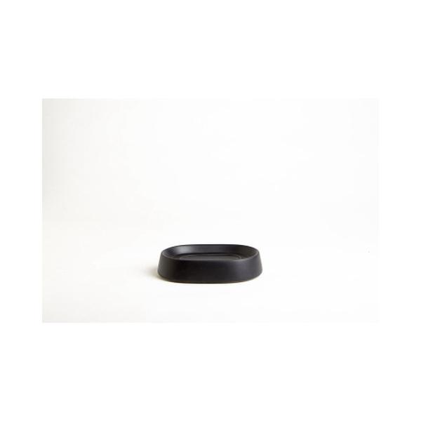 130099 Soap Dish, Black - Pack of 6