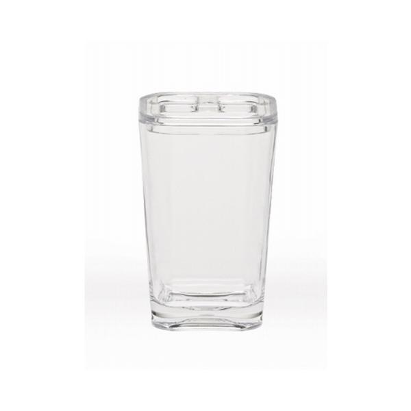 Optiks Toothbrush Holder, Clear Acrylic