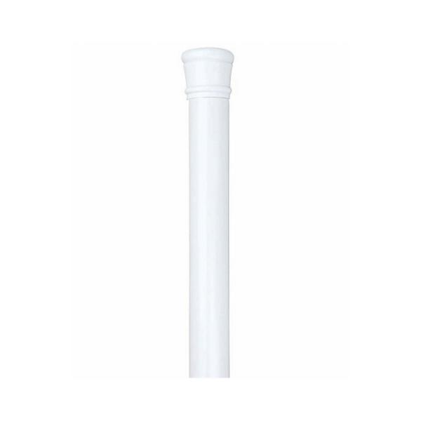 130080 41-76 in. Shower Rod, White