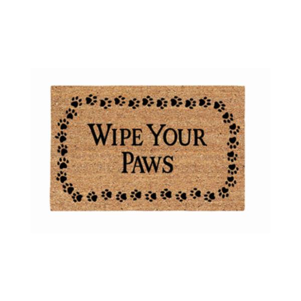 130049 18 x 30 in. Wipe Your Paws Mat - Pack of 6